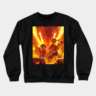 Thinking Deep with Calvin and Hobbes Crewneck Sweatshirt